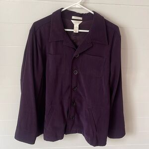 CJ Banks 1X Button Up Jacket